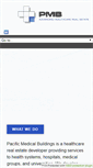 Mobile Screenshot of pacificmedicalbuildings.com