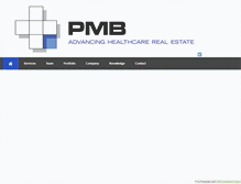 Tablet Screenshot of pacificmedicalbuildings.com